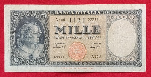 Mille lire ornata perle - perle,