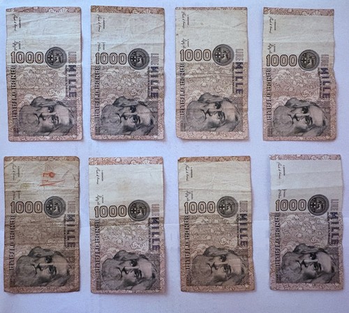 Lotto banconote 1000 lire - lotto,