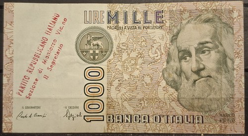 Repubblica banconota lire - repubblica,