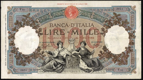 1938 21 regno banconota - -, 10