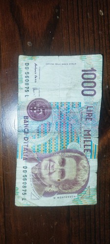 Banconota 1000 lire m - banconota,