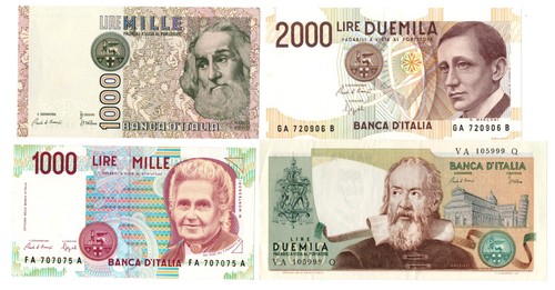 Italia repubblica banconote - repubblica, 4