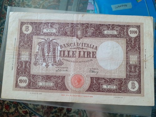 Banconota 1000 lire grande - lire,