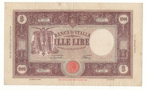 1000 lire grande - , (