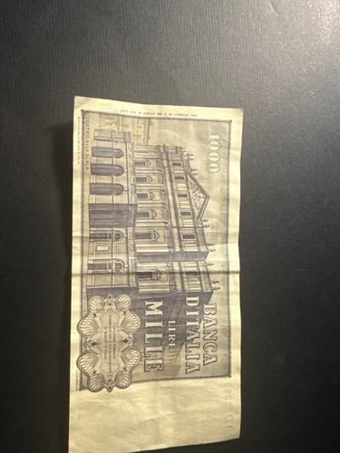 Banca italia banconota - banca, 1000