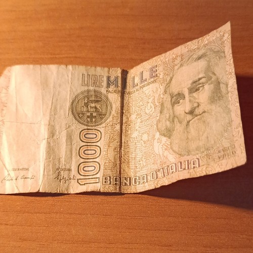 Banconota 1000 lire banca - banconota,