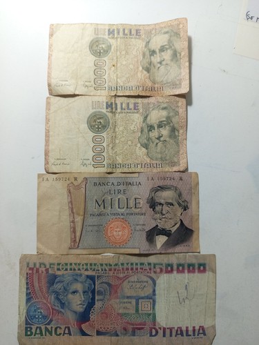 Lotto banconote da - n., 4