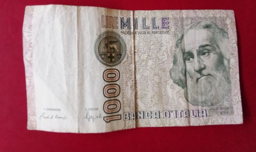 Banconota 1000 lire marco - lire,