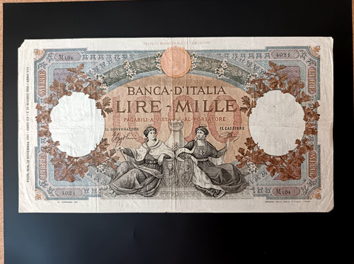 Banconota 1000 lire - banconota,