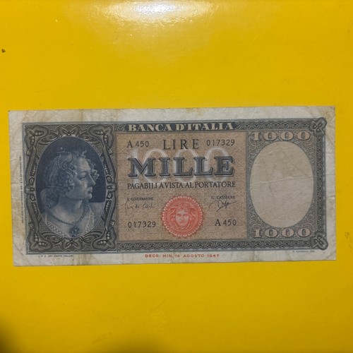 Banconota 1000 lire medusa - banconota,