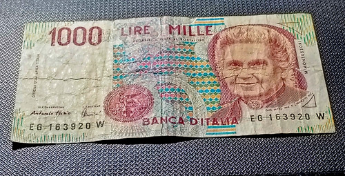 Banconota mille 1000 lire - mille,