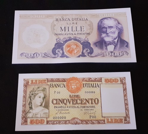 Banconote 1000 lire - 1000, g.verdi