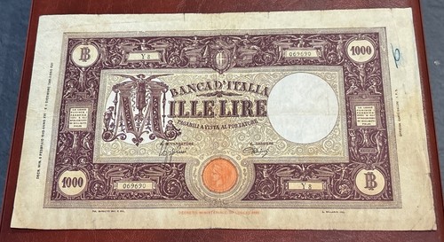 Banconota 1000 lire 2 43 - lire, 6/2/43