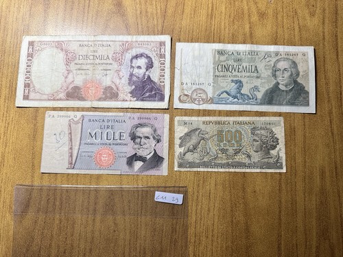 Lotto banconote lire 10000 - banconote,