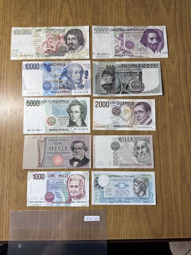 Lotto banconote lire - lotto,