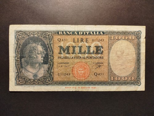 Banconota 1000 lire - banconota,