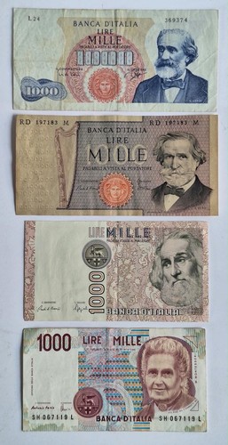 Numismatica lotto banconote - numismatica, 4