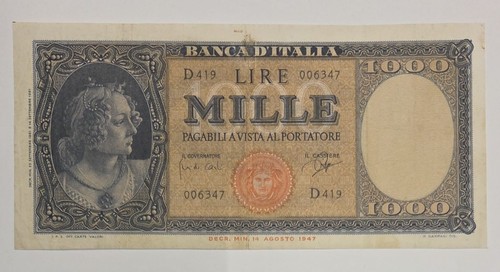 Mille 1000 lire - mille,