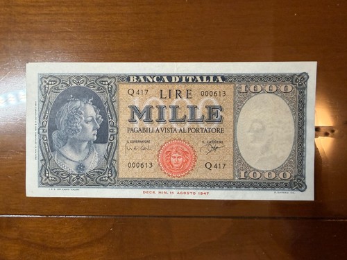 Banconota lire 1000 - banconota,