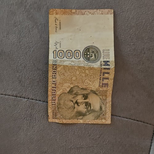 Banconota italia 1000 lire - banconota,