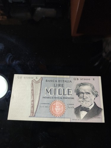 Banconota mille lire 1000 - banconota,