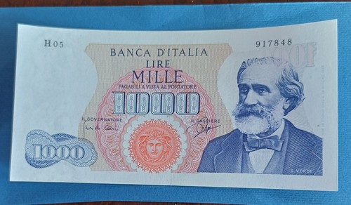 Banconota 1000 lire g - banconota,