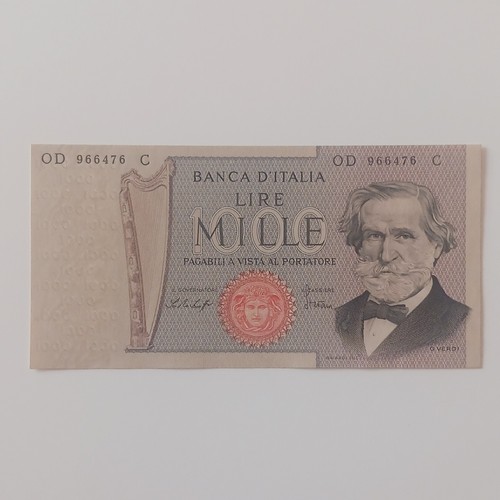 Italia banconota 1000 - , lire
