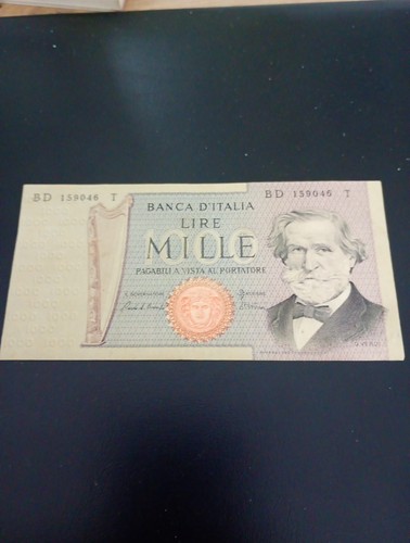 Banconota mille 1000 lire - banconota,
