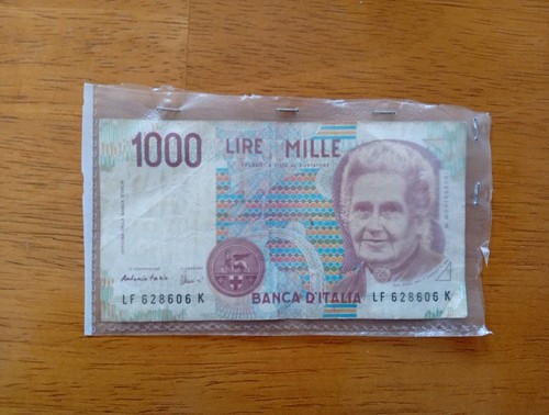 Banconota 1000 lire della - da,