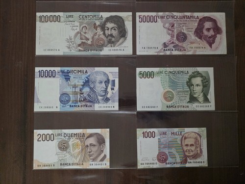 Lotto banconote lire - lotto,
