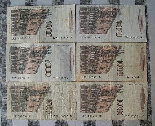 1000 lire marco polo serie - 1000,