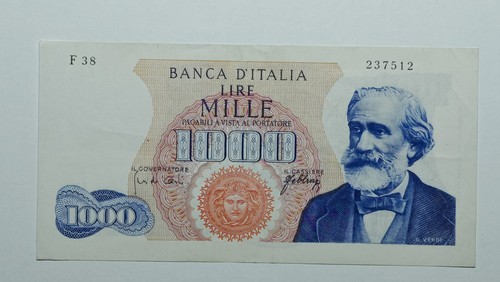 1000 lire verdi tipo - lire,