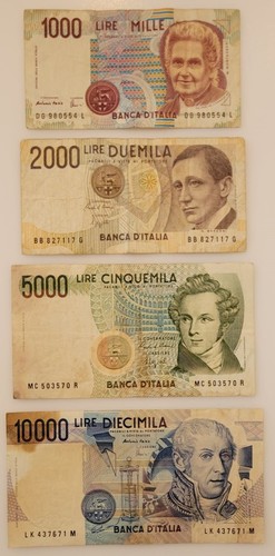 Italia serie 4 banconote - 4,