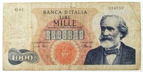 Banconota 1000 lire - banconota,