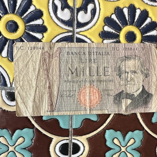 Italia 1000 lire - lire, banconota
