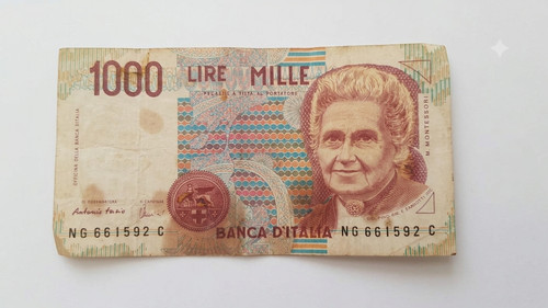 Banconota mille 1000 lire - banconota,