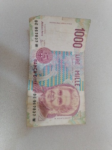 Banconota mille 1000 lire - banconota,