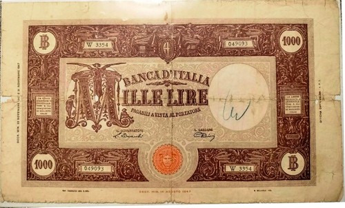 Banconota 1000 lire - da,