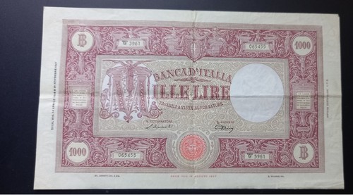 Rara banconota lire - lire, 1000