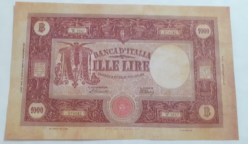 Banconota 1000 lire - 1000, grande