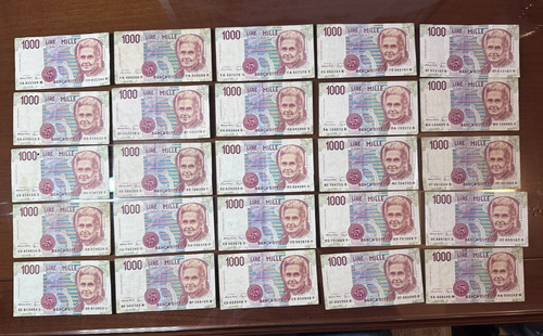 Lotto banconote lire - lotto,