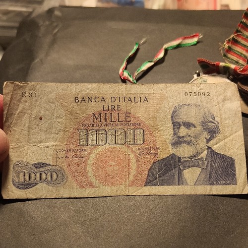 Banconota 1000 lire giuseppe - banconota,