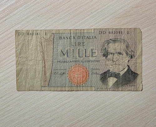 Banconota mille lire - , 1000