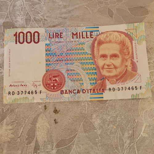Banca italia banconota - d'italia,
