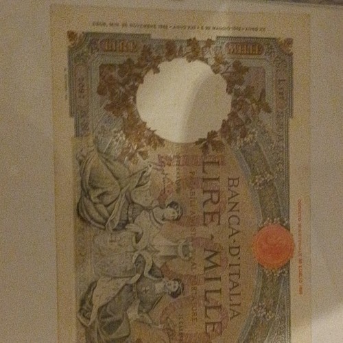 Banconota italia banca - italia,