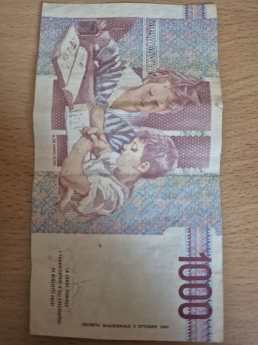 Repubblica italiana banconota - repubblica,