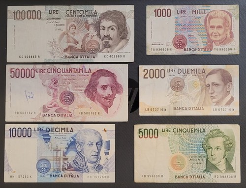 Italia serie banconote 1000 - -,