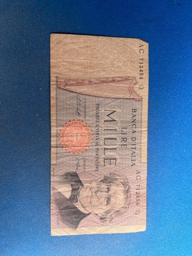 Banconota mille lire - banconota, 1000