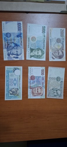Lotto banconote lire italia - lire,