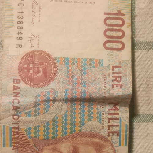 Banca italia banconota - banca, d’italia